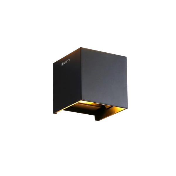 2*6W Square Outdoor Wall Light