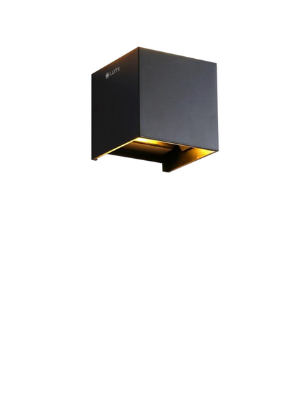 2*6W Square Outdoor Wall Light
