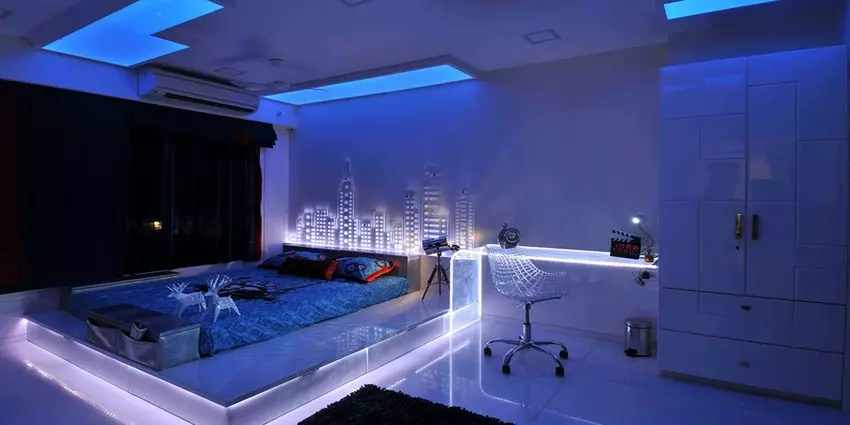 LED dây trang trí phòng ngủ chống ẩm