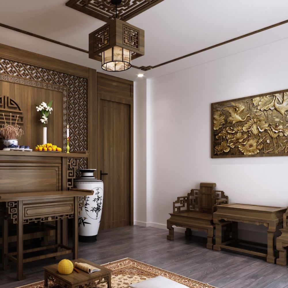 Đèn thả phòng thờ