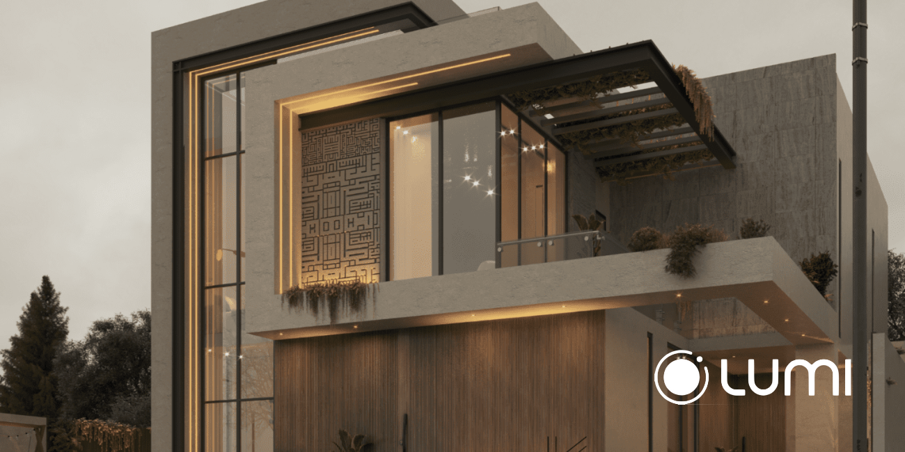 Mặt dựng có nhiều ô rỗng (cửa sổ, họa tiết, vách kính)