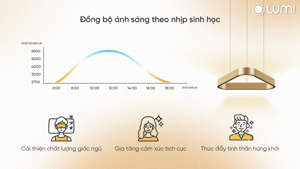 Chiếu sáng lấy con người làm trung tâm, cân bằng và nâng niu những cảm xúc tích cực