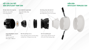Kết cấu đèn spotlight mới nhất từ Lumi Lighting