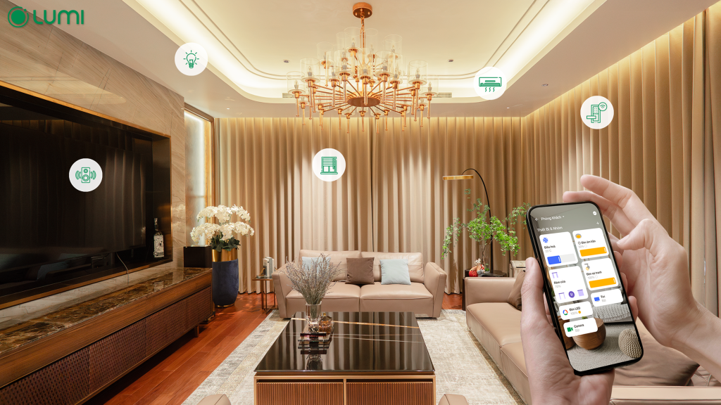 Chiếu sáng thông minh, tiện ích khi điều khiển từ xa qua điện thoại